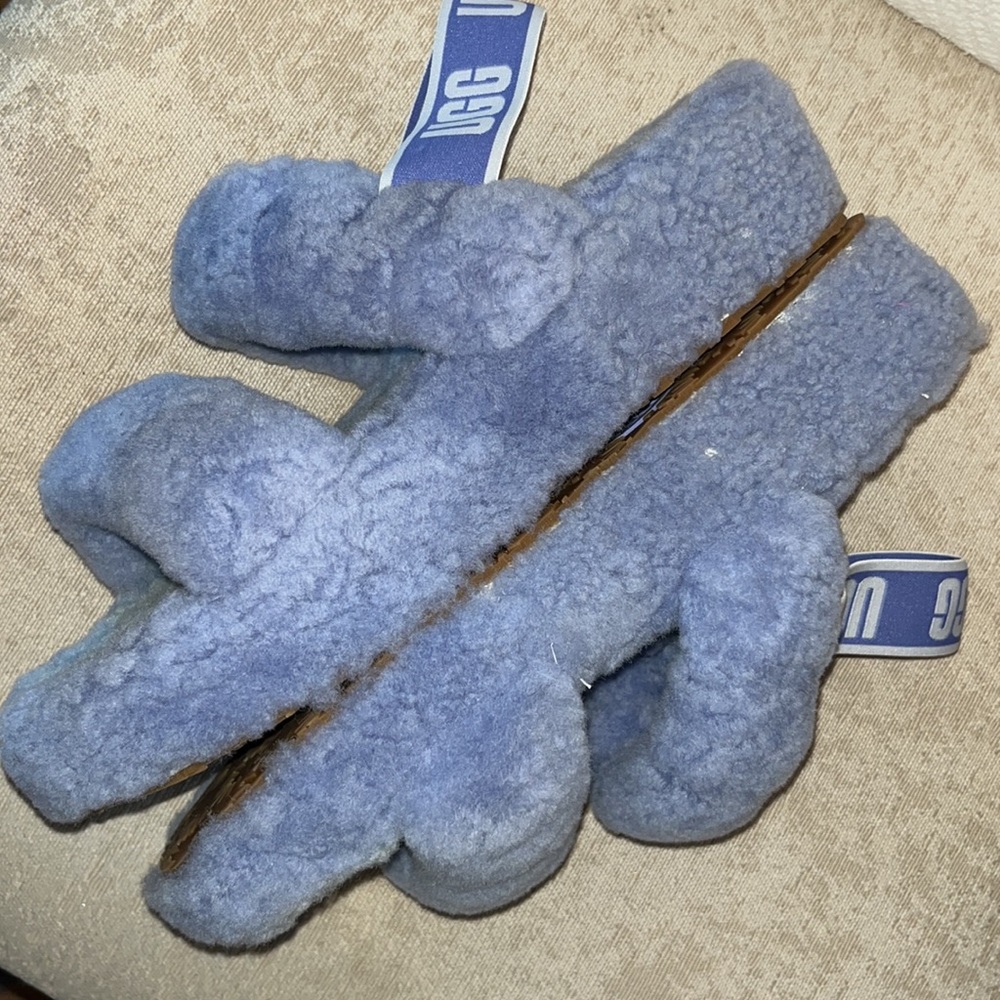 UGG Fluff Yeah Slide Sheepskin Slippers size 10 - Picture 4 of 6